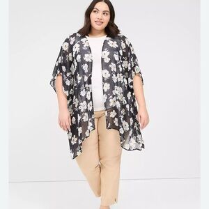 Floral Sheer Chiffon Overpiece (see additional pics for actual pattern)